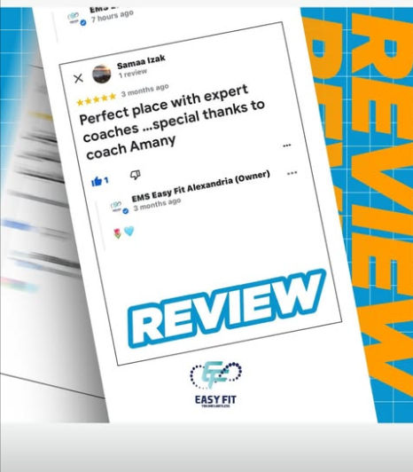 Client review 6 from Easy Fit Alexandria client